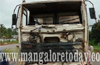 Udupi: 13 injured as truck laden with cement mixer rams against bus